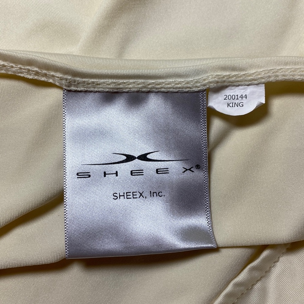 NWOT | Sheex | Pillow Shams Ecru King - Picture 5 of 8